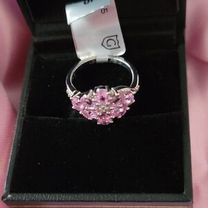 Pink Sapphire Ring Brand New